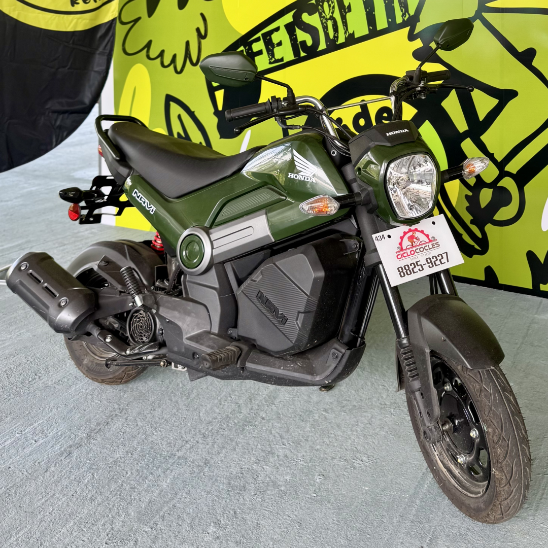 A black Honda Navi